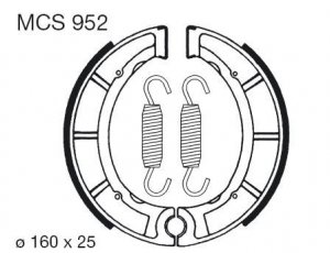 Brake shoes LUCAS